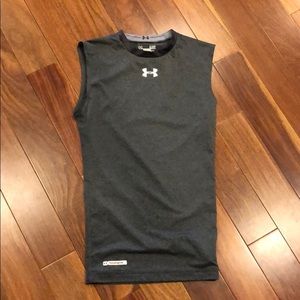 Under armour gray compression tank top